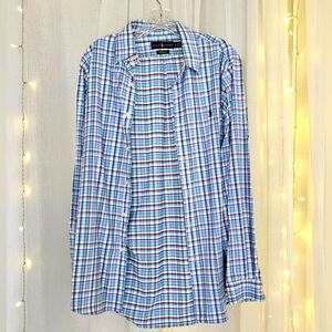 Polo Ralph Lauren Classic fit Performance Shirt, M Blue/Red/Green